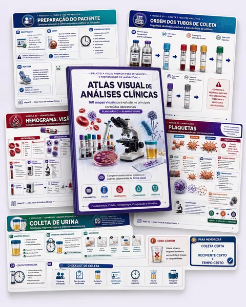 Mockup do Atlas Visual Completo com 160 mapas visuais