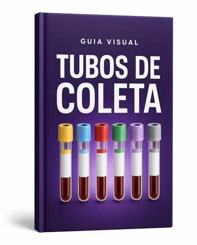 Capa do material bônus Guia Visual de Tubos de Coleta